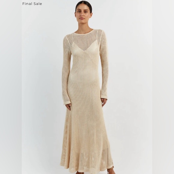 DISSH Dresses & Skirts - DISSH CROCHET MAXI DRESS